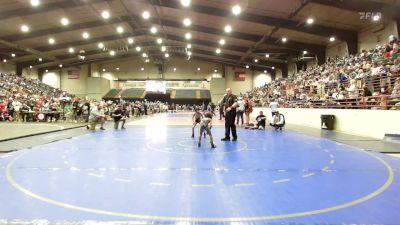 55 lbs Quarterfinal - Nolan Gatt, Backyard Brawlers Wrestling Club vs Cj Bridges, Temple WREC