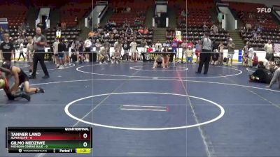 117 lbs Quarterfinals (8 Team) - Gilmo Nedziwe, Michigan Cobras Blue vs Tanner Land, Alpha Elite