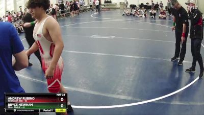 175 lbs Semis & 1st Wrestleback (8 Team) - Bryce Newham, Team Rogue vs Andrew Rubino, Nebraska Red