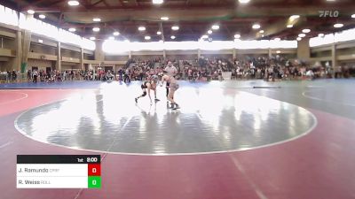 138 lbs Round Of 16 - James Ramundo, Cliffside Park vs Rj Weiss, River Dell