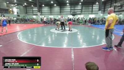 138 lbs Round 4 (6 Team) - Jacob Fain, FCA WRESTLING vs James Wilson, GREAT BRIDGE WRESTLING CLUB