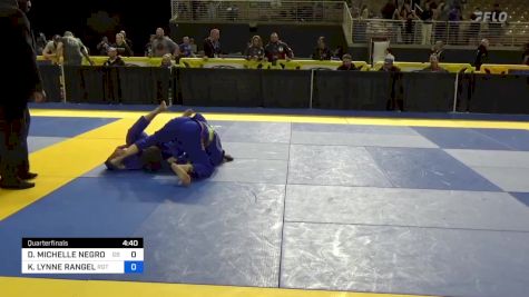 DIOMARA MICHELLE NEGRON ARRIAGA vs KATHERINE LYNNE RANGEL 2024 Pan Jiu Jitsu IBJJF Championship