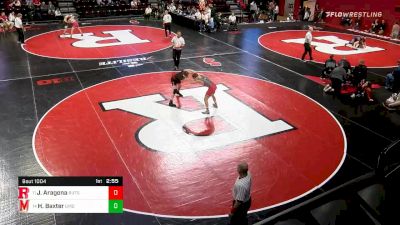 141 lbs Quarterfinal - JoJo Aragona, Rutgers vs Hunter Baxter, Maryland