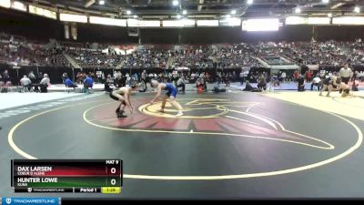 5A 138 lbs Quarterfinal - Hunter Lowe, Kuna vs Dax Larsen, Coeur D Alene