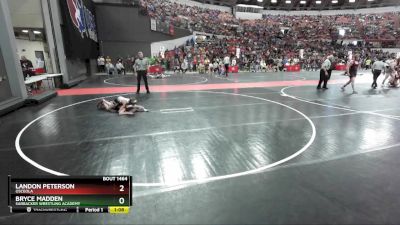 80 lbs Quarterfinal - Bryce Madden, Sarbacker Wrestling Academy vs Landon PETERSON, Osceola