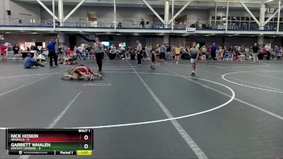 72 lbs Finals (2 Team) - Garrett Whalen, Upstate Uprising vs Nick Hoskin, Seagulls