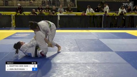 LARISSA MARTINS DOS SANTOS vs JESSICA ANN BUCHMAN 2024 Pan Jiu Jitsu IBJJF Championship