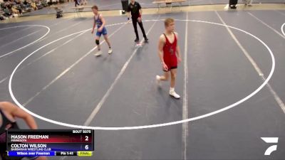 132 lbs Champ. Round 2 - Elijah Rieser, New Ulm Rolling Thunder Wrestling Club vs Landon Marthaler, Minnesota