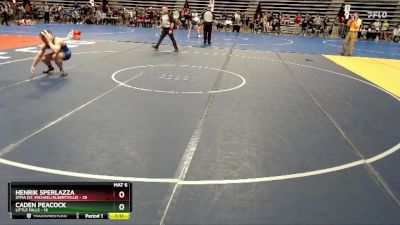 150 lbs 1st Place Match - Henrik Sperlazza, STMA (St. Michael/Albertville) vs Caden Peacock, Little Falls