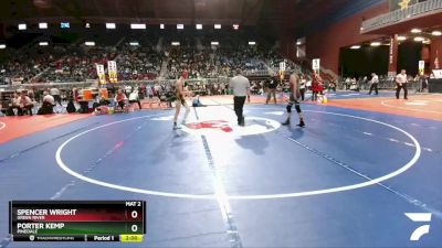 3A-113 lbs Champ. Round 1 - Porter Kemp, Pinedale vs Spencer Wright, Green River