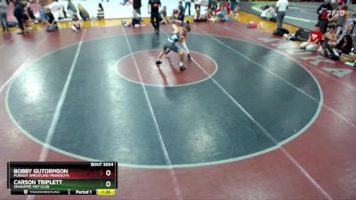 97 lbs Round 2 - Carson Triplett, Shakopee Mat Club vs Bobby Gutormson, Pursuit Wrestling Minnesota