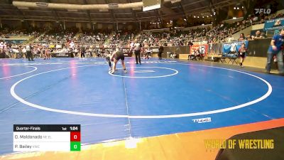 100 lbs Quarterfinal - Olivia Maldonado, Nebraska Elite vs Piper Bailey, Viking Wrestling Club