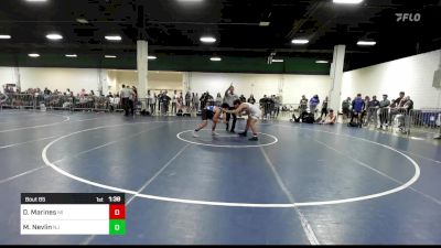 157 lbs Round Of 64 - Darius Marines, MI vs Max Nevlin, NJ