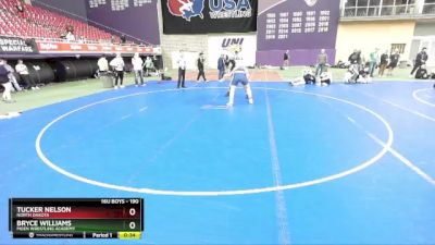 190 lbs Cons. Round 5 - Bryce Williams, Moen Wrestling Academy vs Tucker Nelson, North Dakota