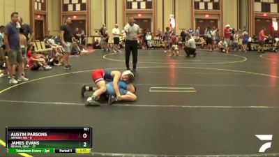 101 lbs Round 5 (6 Team) - Austin Parsons, Armory WA vs James Evans, Revival Gray