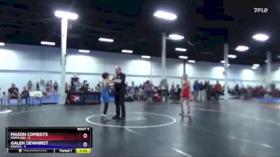 114 lbs Semis & 1st Wrestleback (8 Team) - Mason Comegys, Maryland vs Galen Dewhirst, Kansas