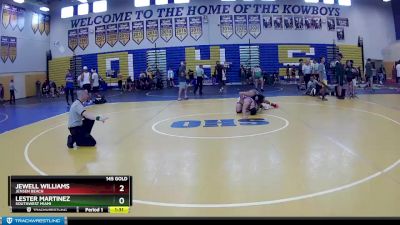 145 Gold Round 3 - Lester Martinez, Southwest Miami vs Jewell Williams, Jensen Beach