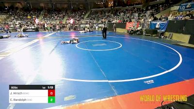 80 lbs Round Of 32 - John Hirsch, Big Game WC vs Chase Randolph, Ohio Crazy Goats