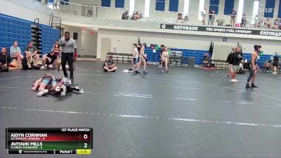 72 lbs Finals (8 Team) - Aviyahn Mills, Florida Punishers vs Aidyn Cornman, U2 Upstate Uprising