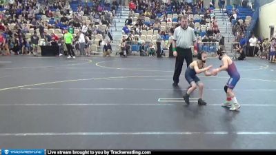 55 lbs Semifinal - Konrad Weiman, North East Junior vs Eric Owens, Mavericks