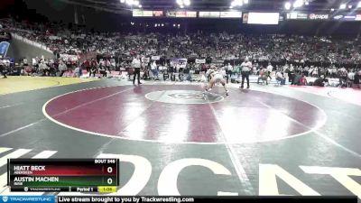 2A 145 lbs Semifinal - Austin Machen, Ririe vs Hiatt Beck, Aberdeen