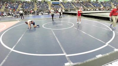 100 lbs Consi Of 8 #1 - Matthew Hernandez, Buena Vista Middle School vs Owen Gabbert, Wellington