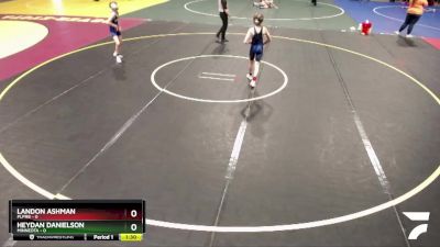 85 lbs Semis & 1st Wrestleback (8 Team) - Landon Ashman, PLPRB vs Heydan Danielson, Minneota