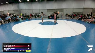 122 lbs Round 1 (4 Team) - Cruz Costilla, South Carolina vs Alexis Segura, Colorado