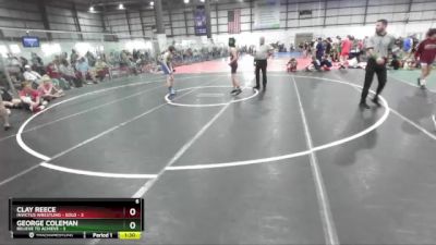 120 lbs Round 3 (4 Team) - George Coleman, BELIEVE TO ACHIEVE vs Clay Reece, INVICTUS WRESTLING - GOLD