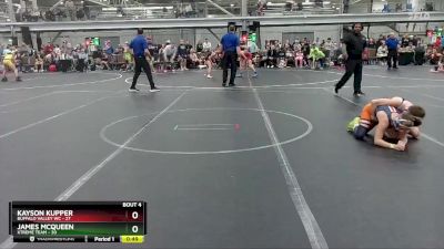 88 lbs Round 2 (4 Team) - Kayson Kupper, Buffalo Valley WC vs James McQueen, Xtreme Team