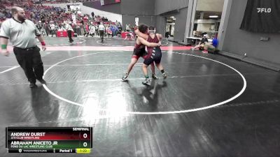 240 lbs Semifinal - Abraham Aniceto Jr, Fond Du Lac Wrestling Club vs Andrew Durst, JJ`s Club Wrestling