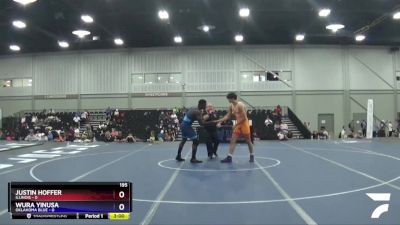 195 lbs Round 2 (8 Team) - Justin Hoffer, Illinois vs Wura Yinusa, Oklahoma Blue