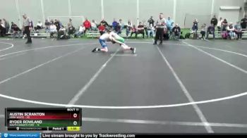 160 lbs Round 3 (8 Team) - Austin Scranton, Iowa White vs Ryder Rowland, South Dakota Fury