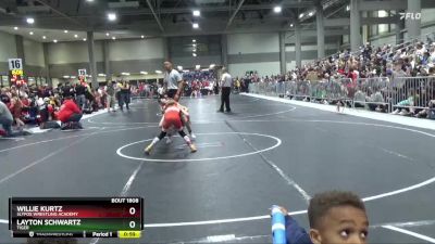 73 lbs Cons. Round 2 - Willie Kurtz, SlyFox Wrestling Academy vs Layton Schwartz, Tiger