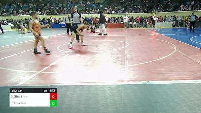 94 lbs Quarterfinal - Garrett Short, PC Takedown vs Bobby Lima, Broken Arrow