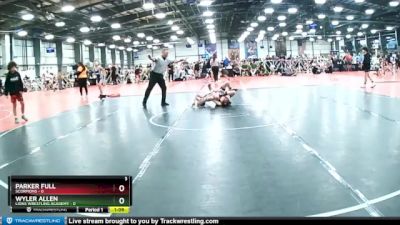 72 lbs Rd# 5- 3:45pm Friday Final Pool - Parker Full, Scorpions vs Wyler Allen, Lions Wrestling Academy