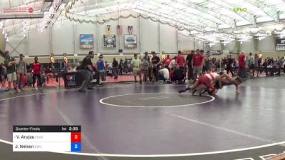 61 kg Quarterfinal - Vitali Arujau, Finger Lakes Wrestling Club Prep vs Joseph Nelson, Bearcat Wrestling Club