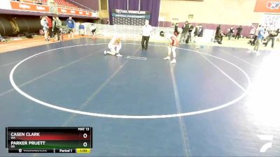 138 lbs Cons. Round 3 - Parker Pruett, OR vs Casen Clark, WA