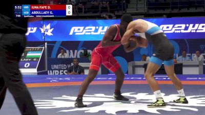 57 kg Qualif. - Diamantino Iuna Fafe, Guinea Bissau vs Gulomjon Abdullaev, Uzbekistan