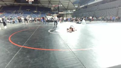 102 lbs Cons. Semi - Julian Pena, White River Hornets Wrestling Club vs Rocco Gannon, Inland Northwest Wrestling Training Center