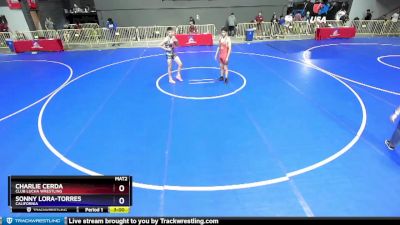 145 lbs Cons. Round 5 - Charlie Cerda, Club Lucha Wrestling vs Sonny Lora-torres, California