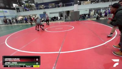 288 lbs Round 2 - James Jones, Prince George Youth Wrestling vs Jayden Cuevas, Great Bridge Wrestling