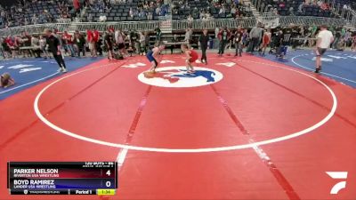 86 lbs Cons. Round 1 - Parker Nelson, Riverton USA Wrestling vs Boyd Ramirez, Lander USA Wrestling