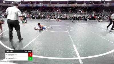 100 lbs Final - Noah Cooper, Lincoln Squires vs Maysen Perkins, Team Grind House