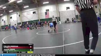 55 lbs Round 2 (6 Team) - Mason Ebner, Kearney Matcats - Gold vs Callen Lindeman, Jr Titans