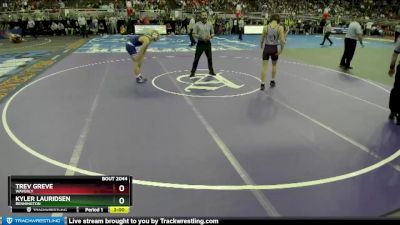 Champ. Round 1 - Trev Greve, Waverly vs Kyler Lauridsen, Bennington