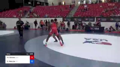 65 kg 5th Place - Nathaniel Askew, Georgia vs Emil Necula, Level Up Wrestling Center