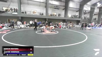 120 lbs Cons. Round 3 - Marcos Renteria, CA vs Hunter Anderson, ID