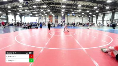 85 lbs Consi Of 16 #1 - Carter Lanzilli, CT vs Julian Zargo, NJ