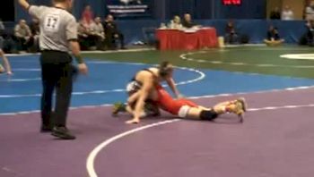 130lbs Derek Heyman Tioga- vs. Aaron Dudley Hudson Falls-